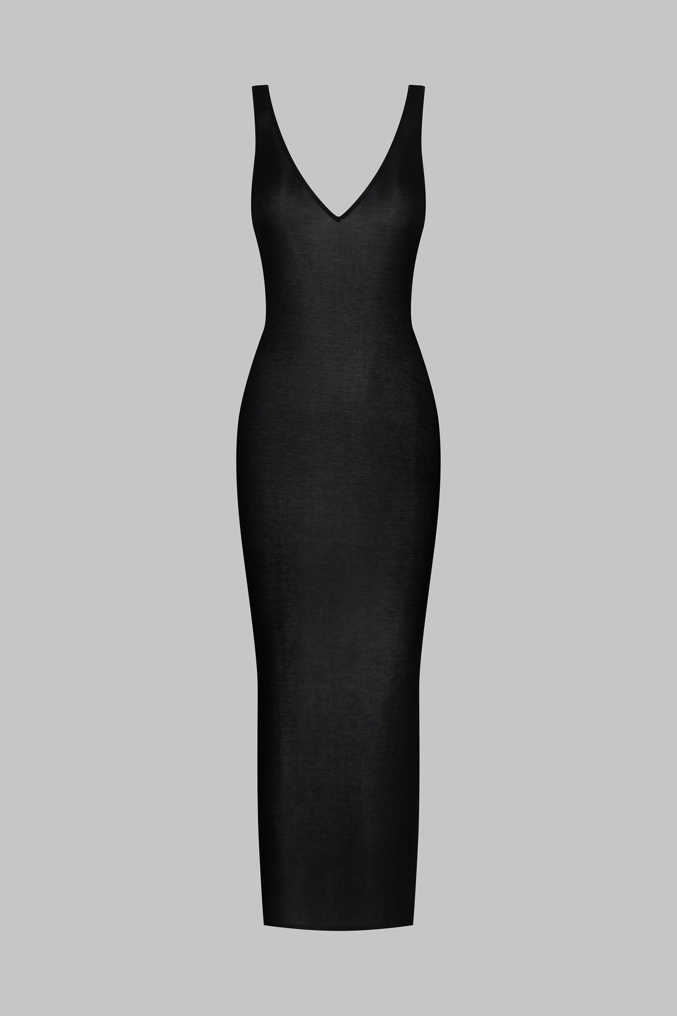 Naked Back Dress - La Femme Amazone | Black