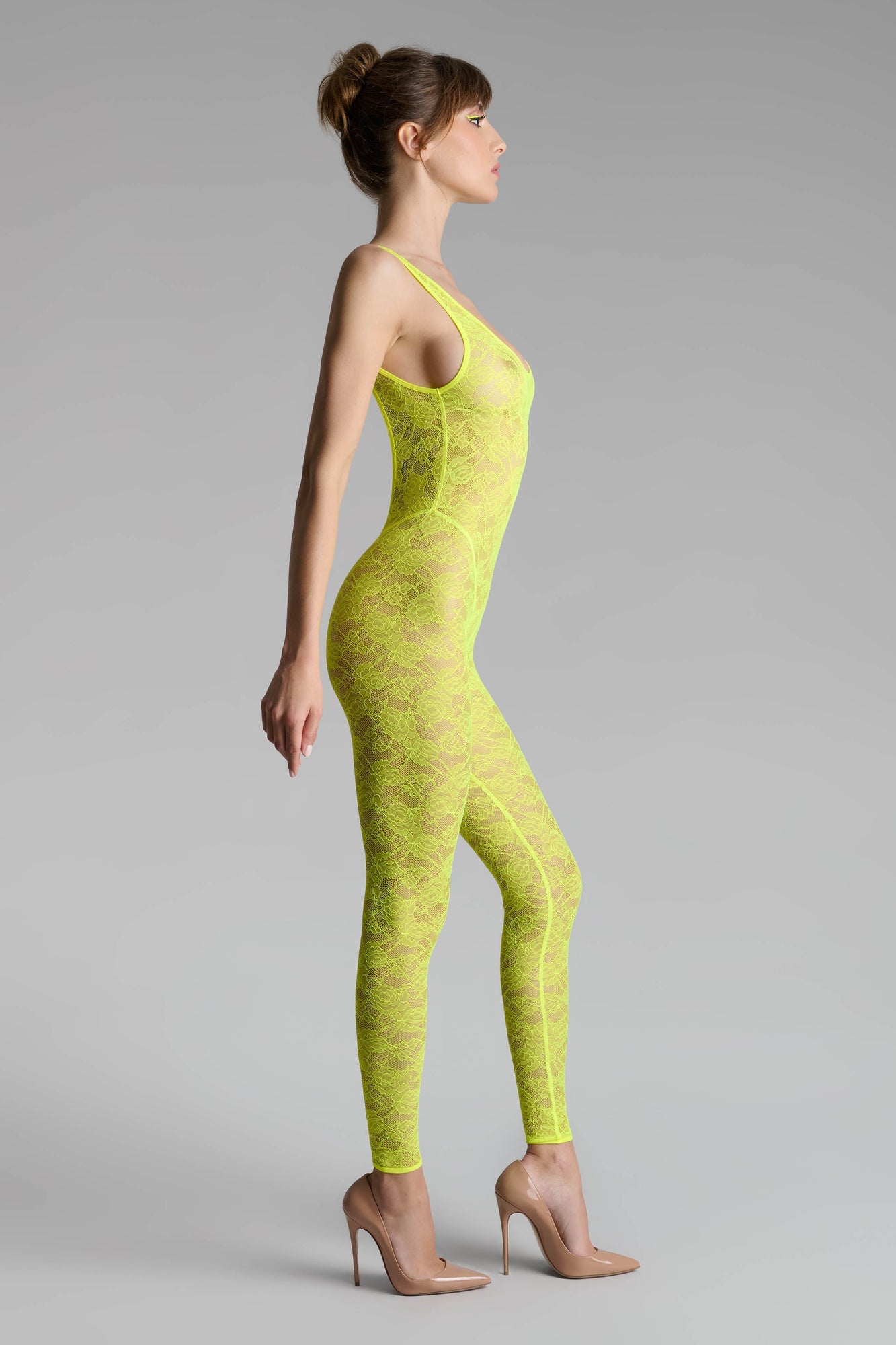 Backless Jumpsuit - Flashback Neon | Yellow