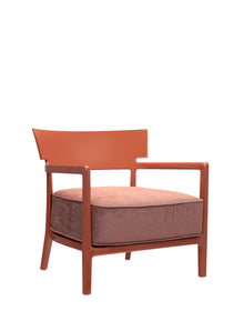 Cara Solid Armchair | Single | Rust