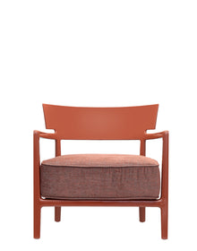 Cara Solid Armchair | Single | Rust