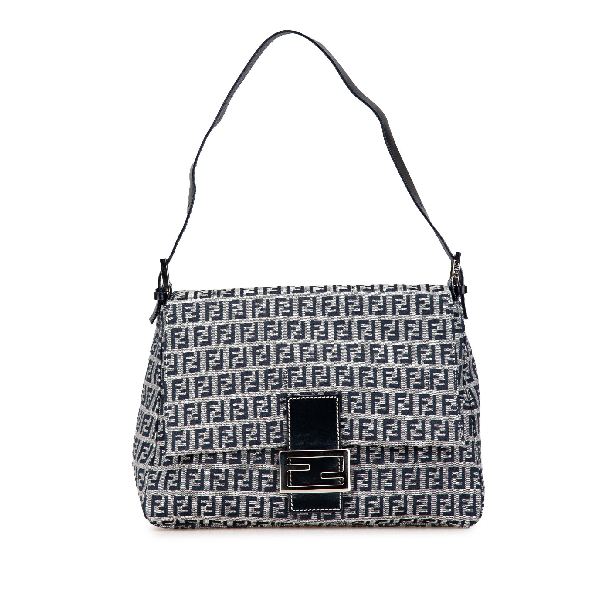 Fendi | Pre-Owned Zucchino Canvas Mamma Forever | Gray