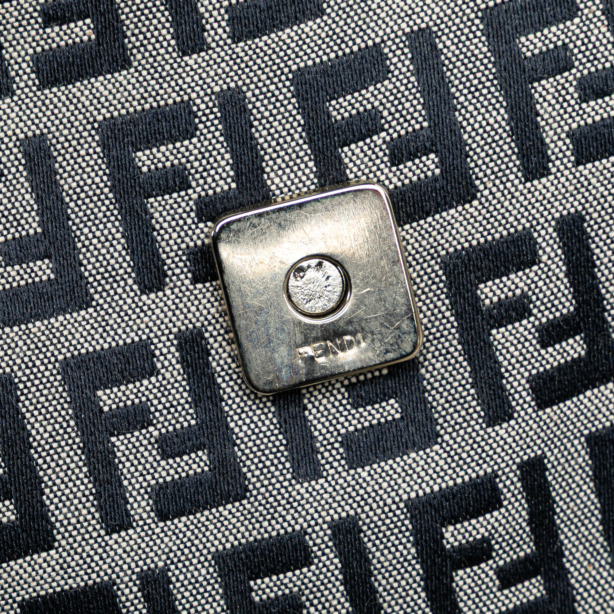 Fendi | Pre-Owned Zucchino Canvas Mamma Forever | Gray