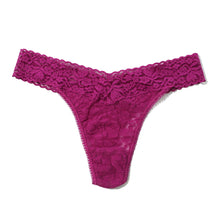 Flora Lace Original Rise Thong | Picking Plums (Pink)