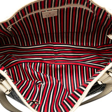 Gucci | Pre-Owned 85th Anniversary Canvas Logo Abbey D Ring Tote | Blue/Dark BlueWhite