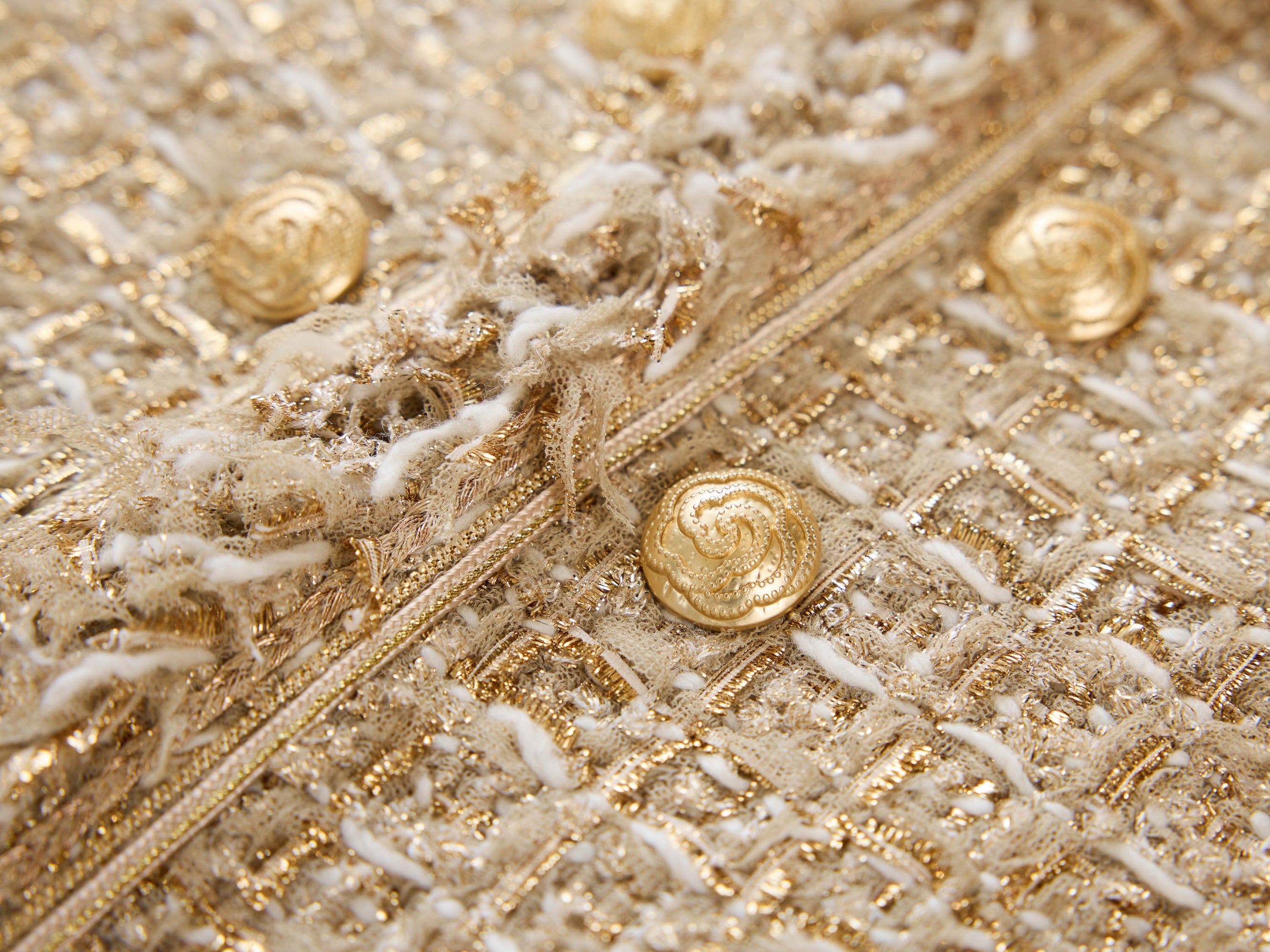 Tweed-Style Jacket | Golden