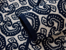 Cross-Front Knitted Cardigan | Navy