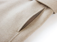 Lapel Collar Cashmere Coat | Camel