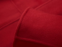 Cashmere-Wool Double-Faced Coat | Red