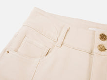 High-Waisted Wide-Leg Jean | Beige