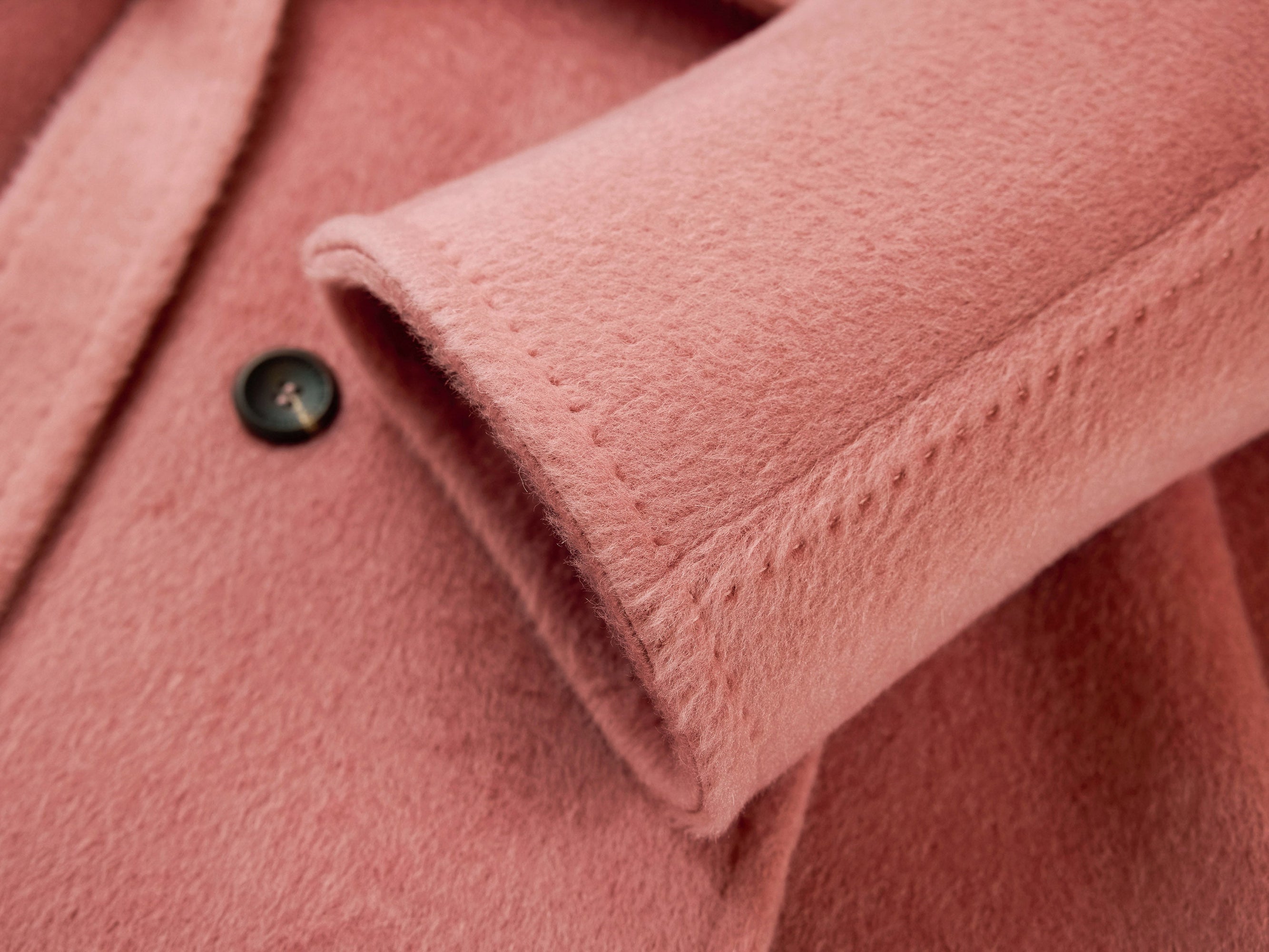 Wool Coat | Pink