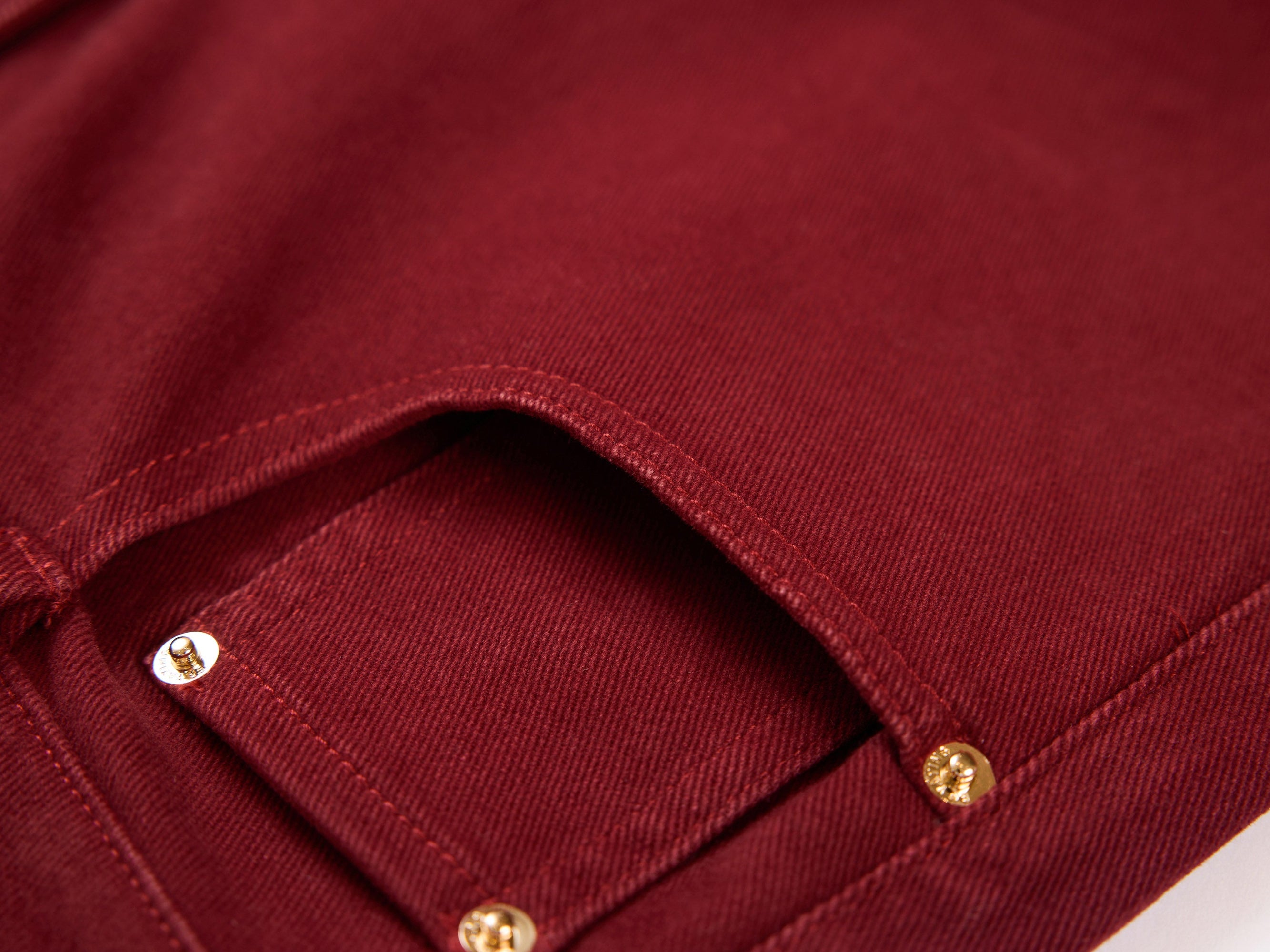 Slim Fit Pants | Red