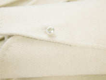 Notched Collar Cashmere Belted Coat | White