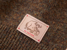 Zippered Sweater Jacket | Brown