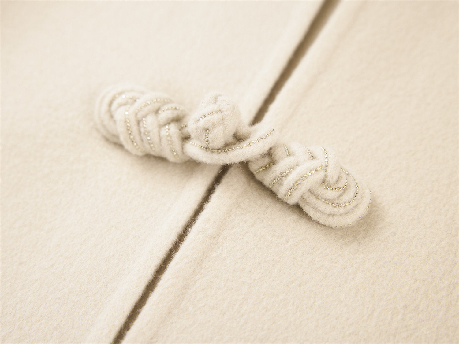 Elegant Woolen Coat | Beige