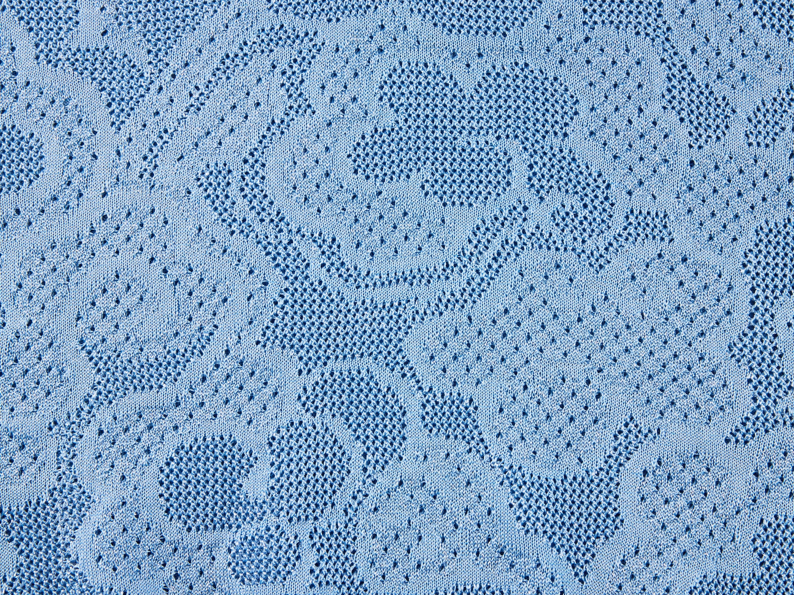 Lace Knit Top | Blue