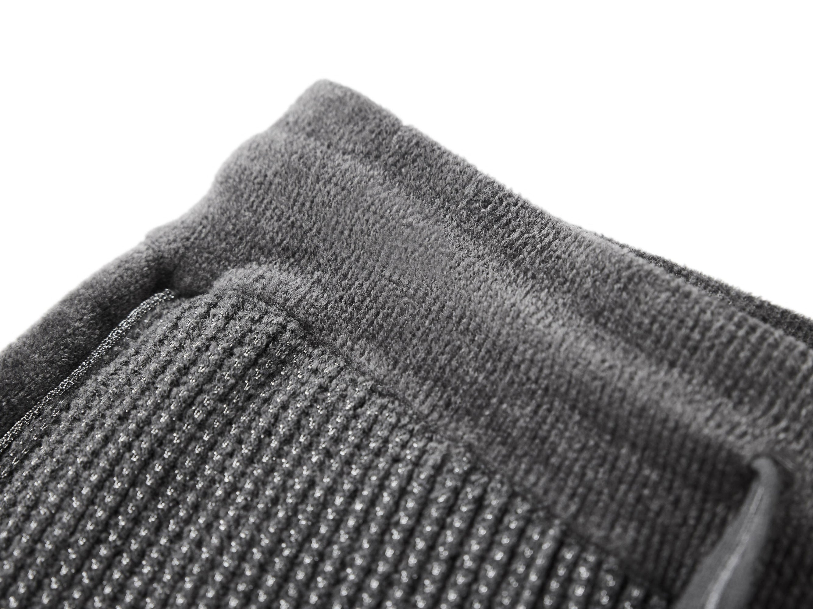 Ribbed Knit Pants | Grey