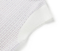 Mulberry Silk Short-Sleeve Knit Top | White