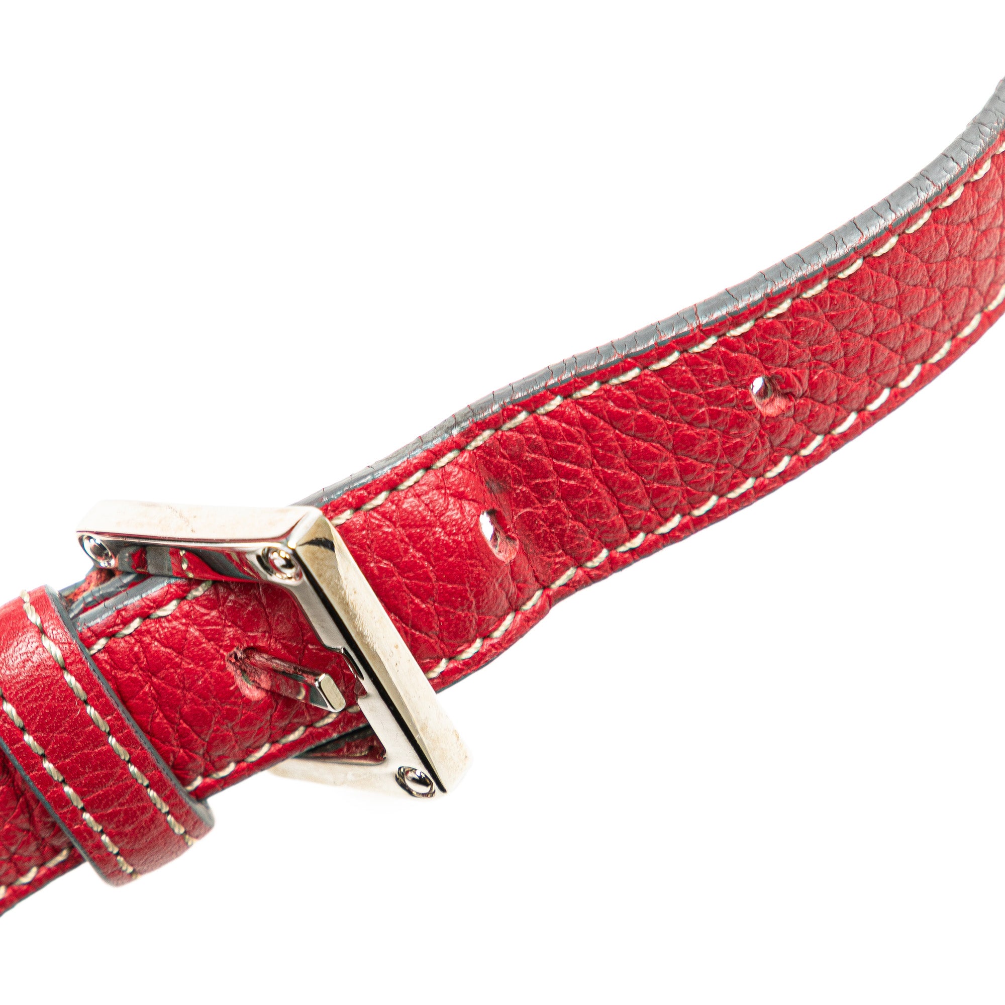 Loewe | Pre-Owned Leather Crossbody | Red