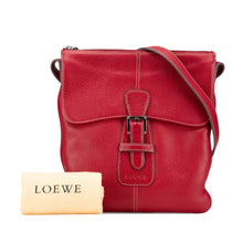 Loewe | Pre-Owned Leather Crossbody | Red