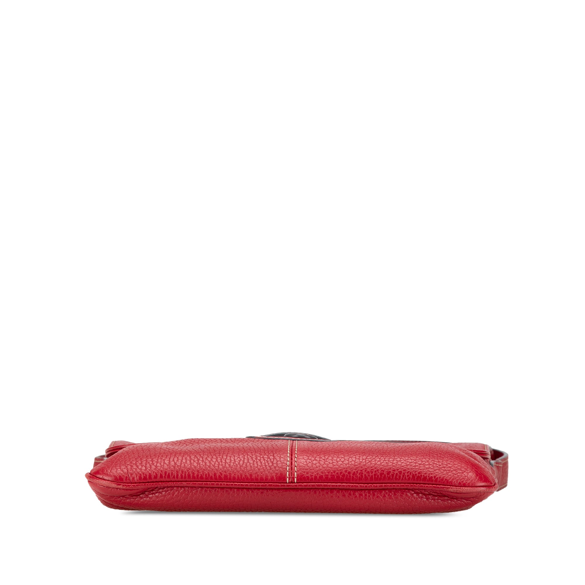 Loewe | Pre-Owned Leather Crossbody | Red