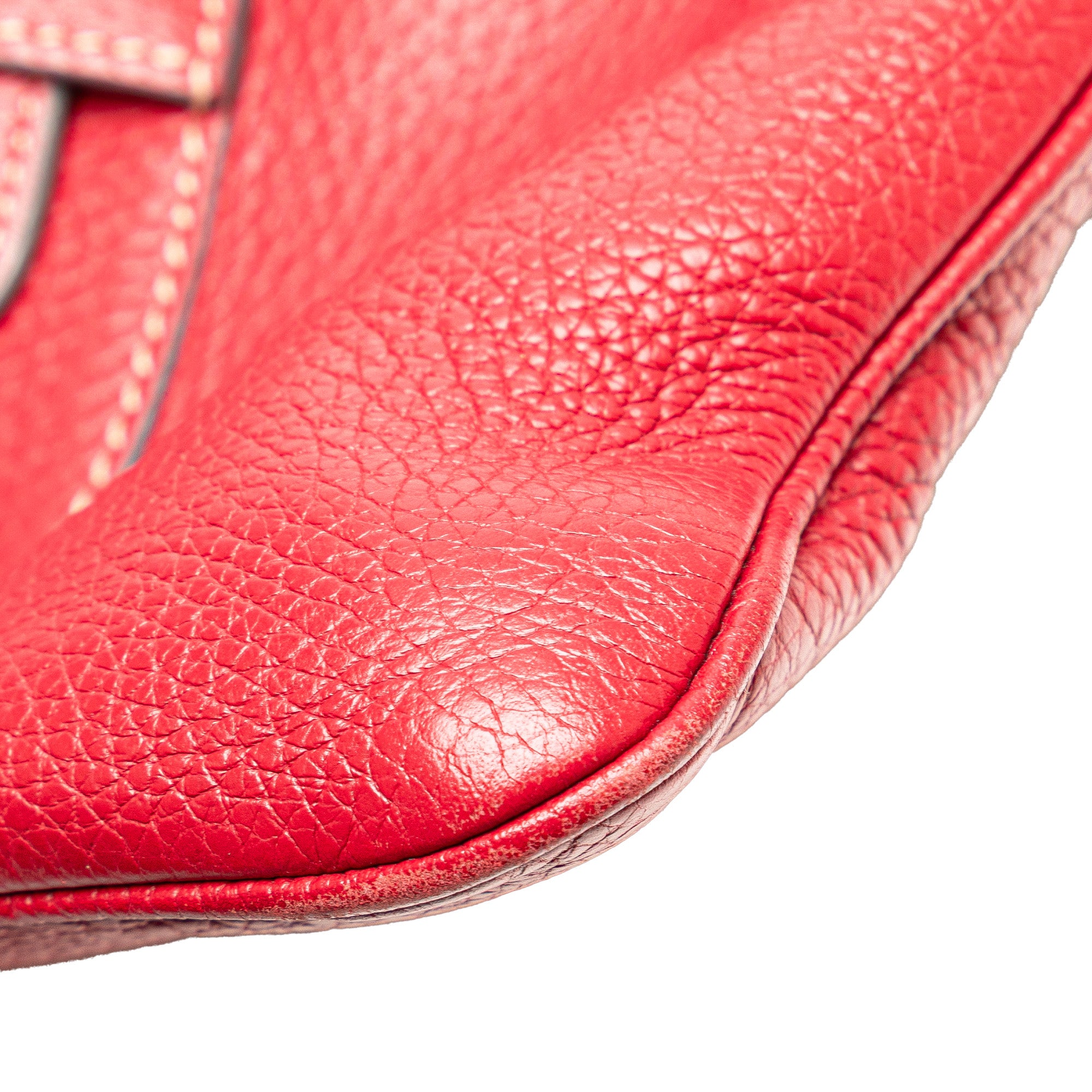 Loewe | Pre-Owned Leather Crossbody | Red