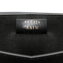 Fendi | Pre-Owned Leather Crystal Fab Crossbody | Black