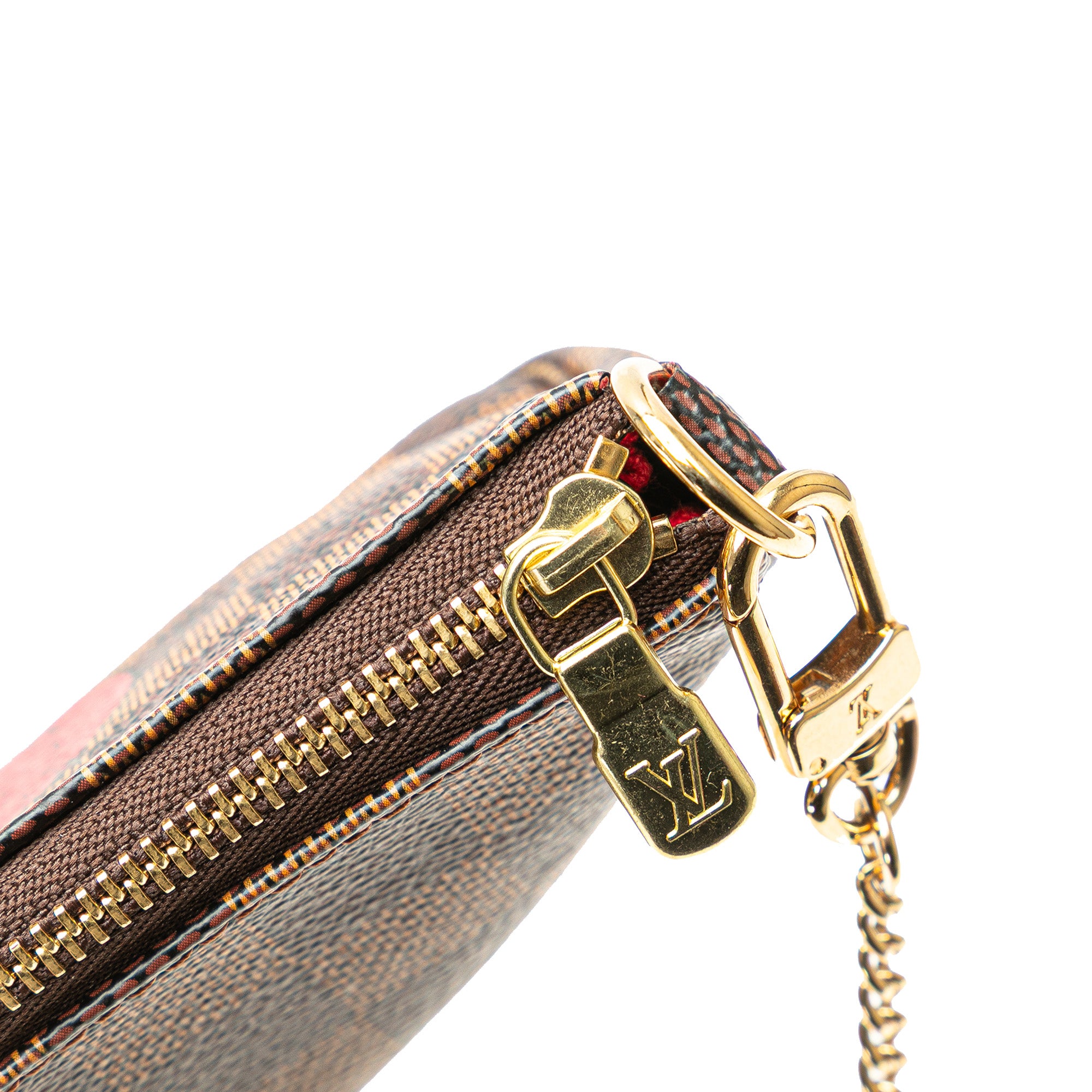 Louis Vuitton | Pre-Owned Damier Ebene Trunks and Bags Mini Pochette Accessoires - II | Brown