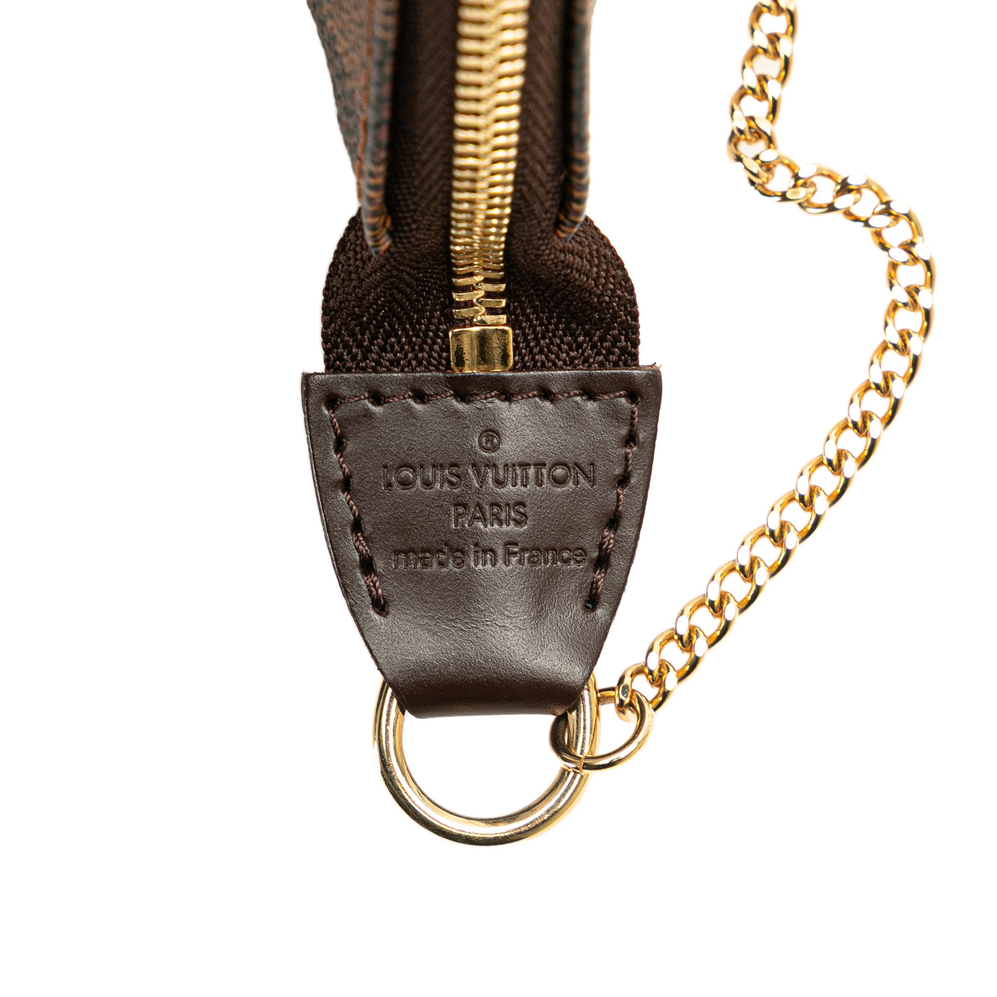 Louis Vuitton | Pre-Owned Damier Ebene Trunks and Bags Mini Pochette Accessoires - II | Brown