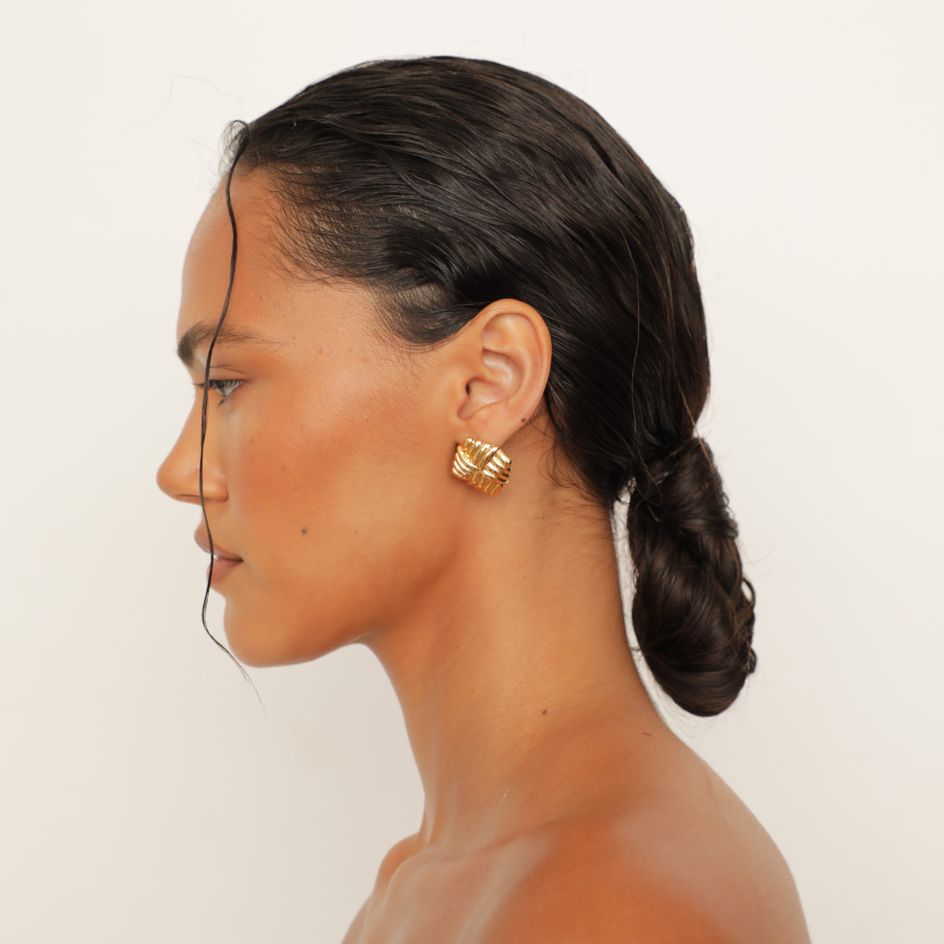 Wind Earrings | Gold-Plated on Brass
