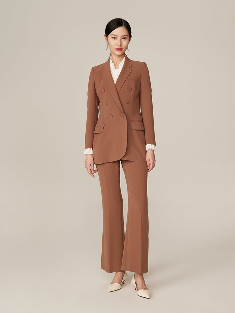 Fitted Blazer | Brown