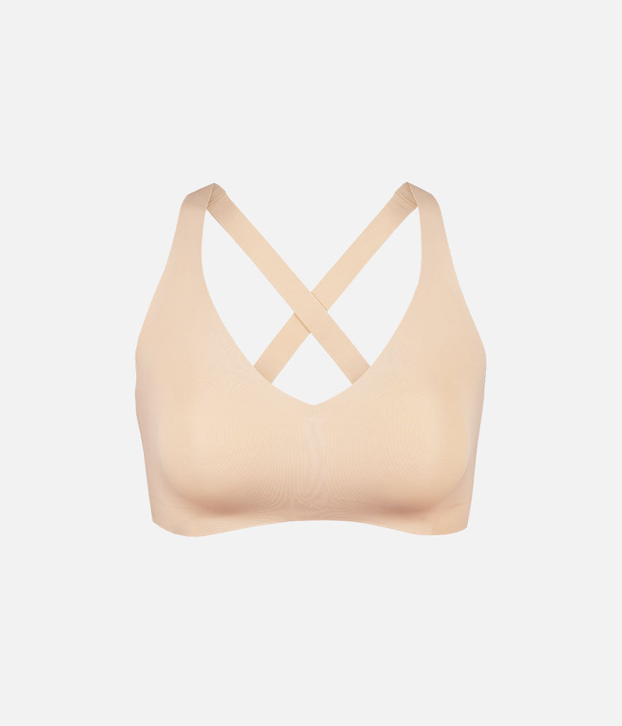The Sleek Crossback Bralette | Toasted Almond