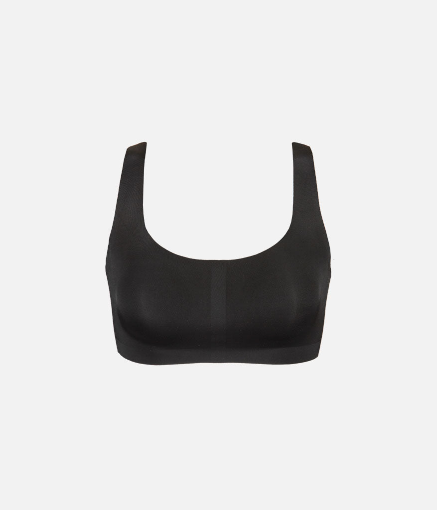 The Sleek Scoop Bralette | Jet Black