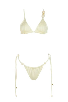 Gaia Bikini Top | Coconut Cream