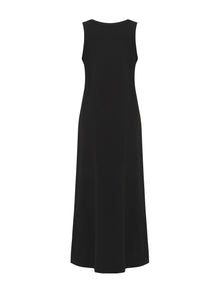 Cotton Sleeveless Dress | Black