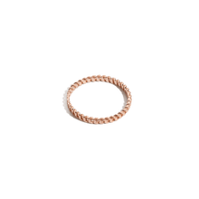 Skinny Love Me Knot Ring Vermeil Rose Gold 14K Rose Gold 18K Rose Gold