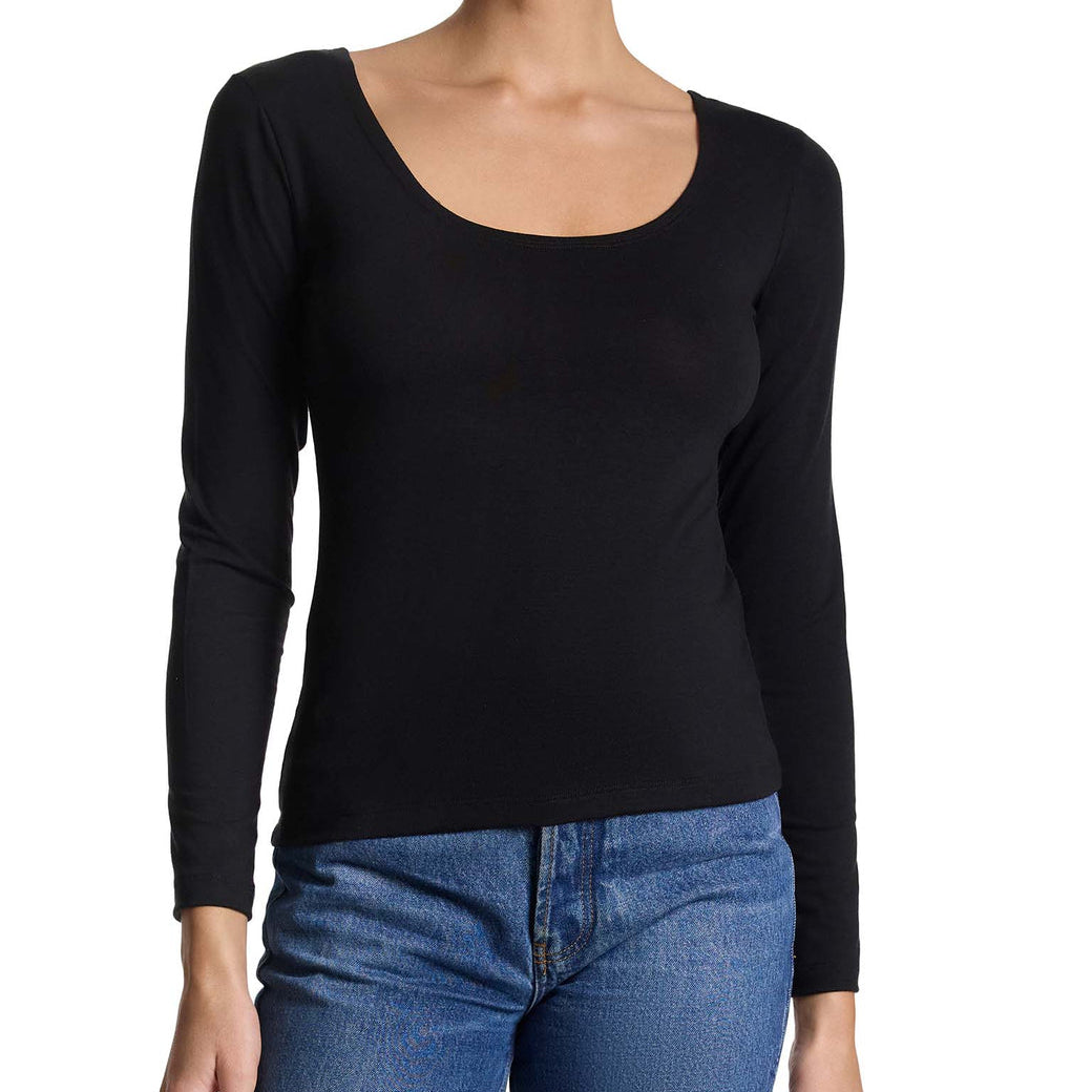 Eco Rx Long Sleeve Top - I | Black