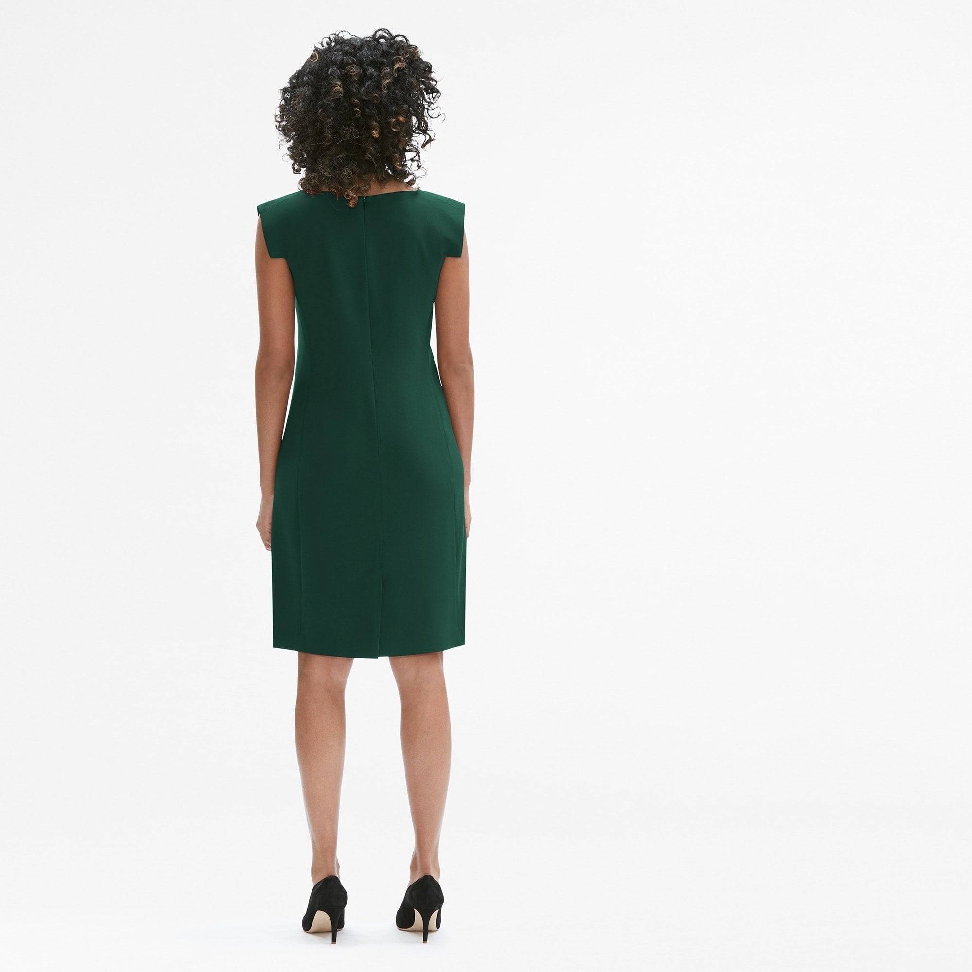 Women | Sarah Dress - Crepe | Viridian