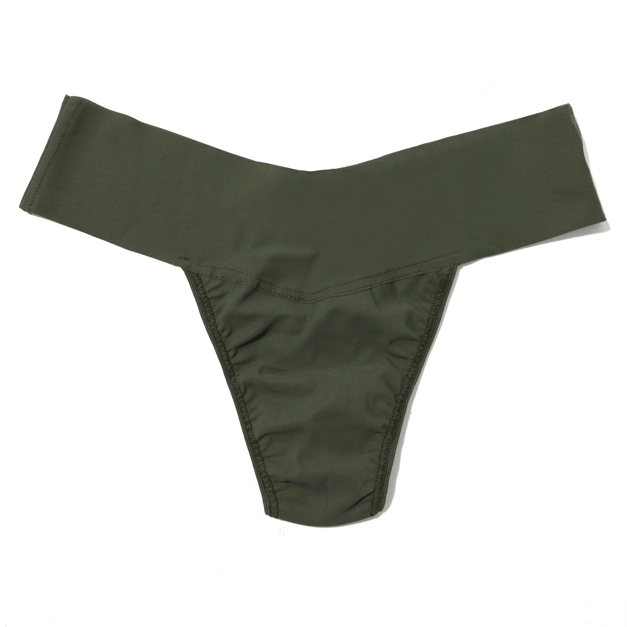 Breathesoft Natural Rise Thong | Pine Tree