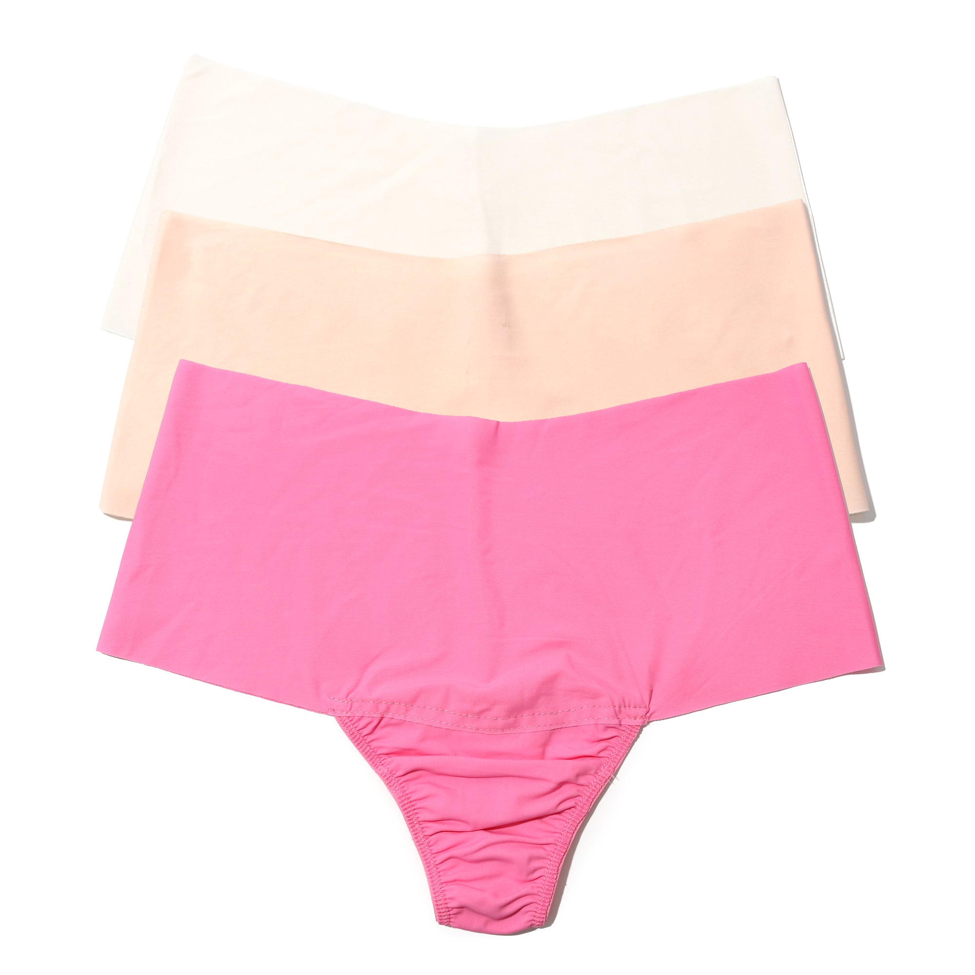 3-Pack BreatheSoft Hi-Rise Thong | Linen | Taffy | Sweet Nothing
