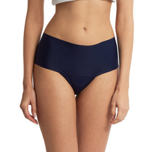 BreatheSoft Hi-Rise Thong | Blackberry Crumble (Blue)
