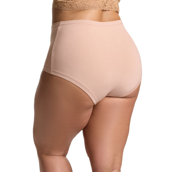 Plus Size YourFit High Rise Boyshort | Almond Milk (Brown)