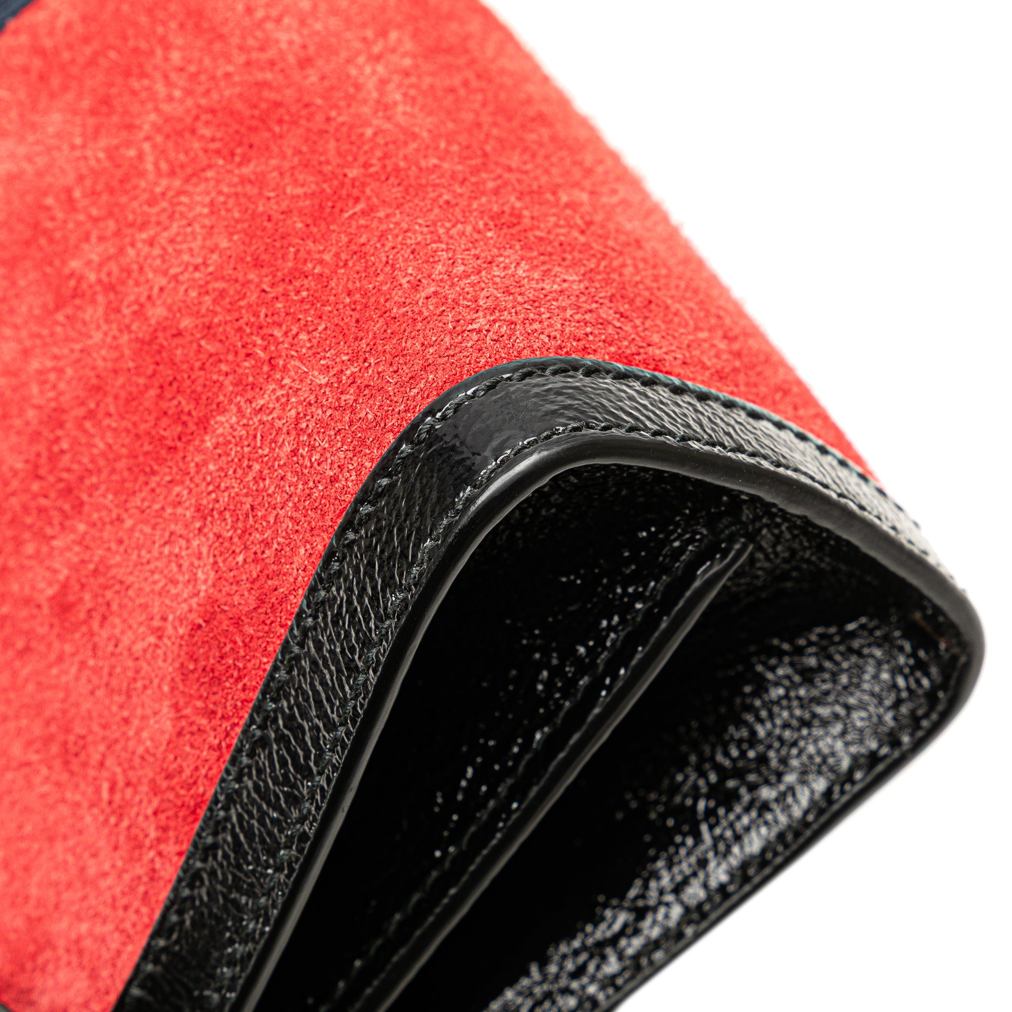 Gucci | Pre-Owned Small Suede Ophidia Chain Crossbody | Red