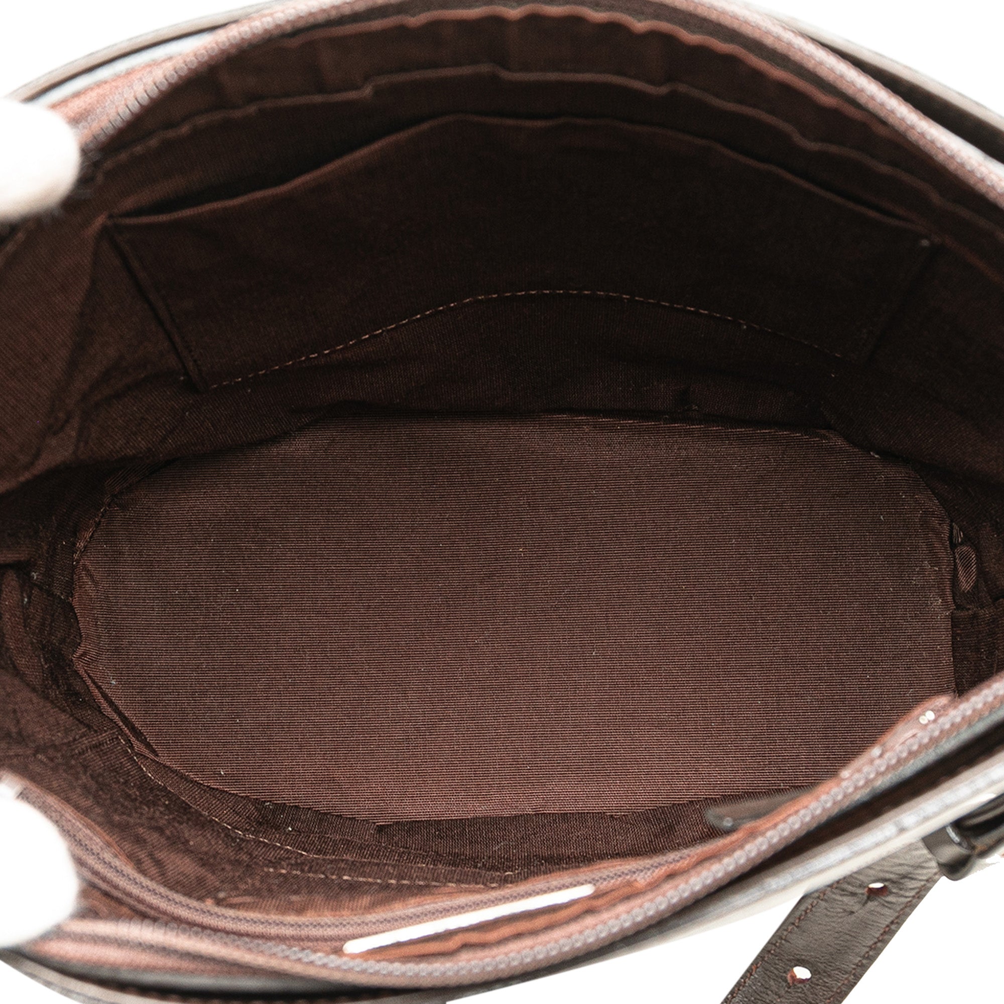 Burberry | Pre-Owned Suede Leather Shoulder Bag | Brown/Dark Brown