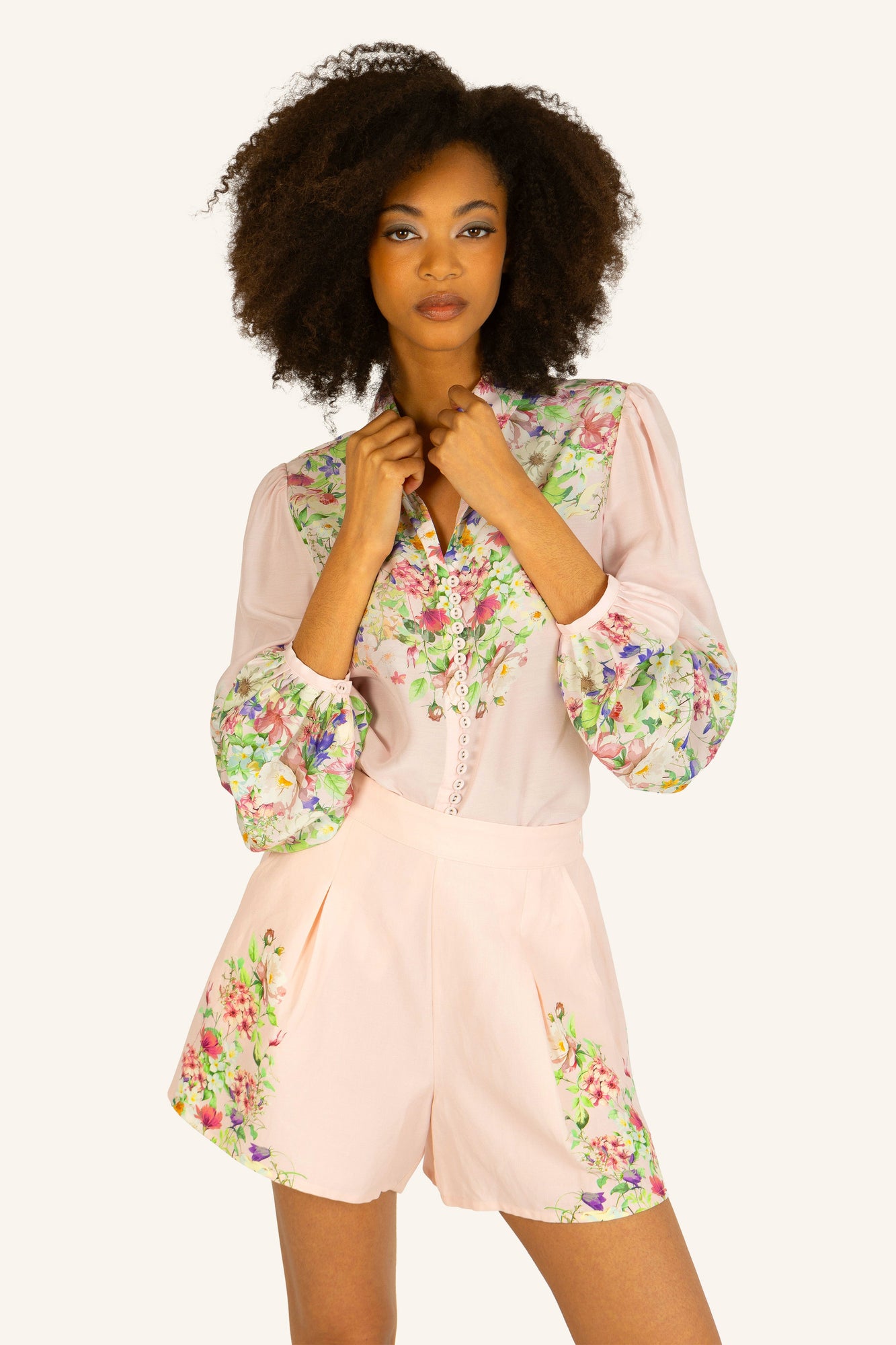 Rose Shorts | Romantic Floral