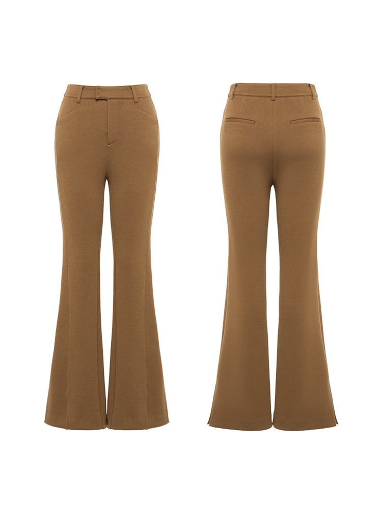 Flare-Leg Pants | Camel