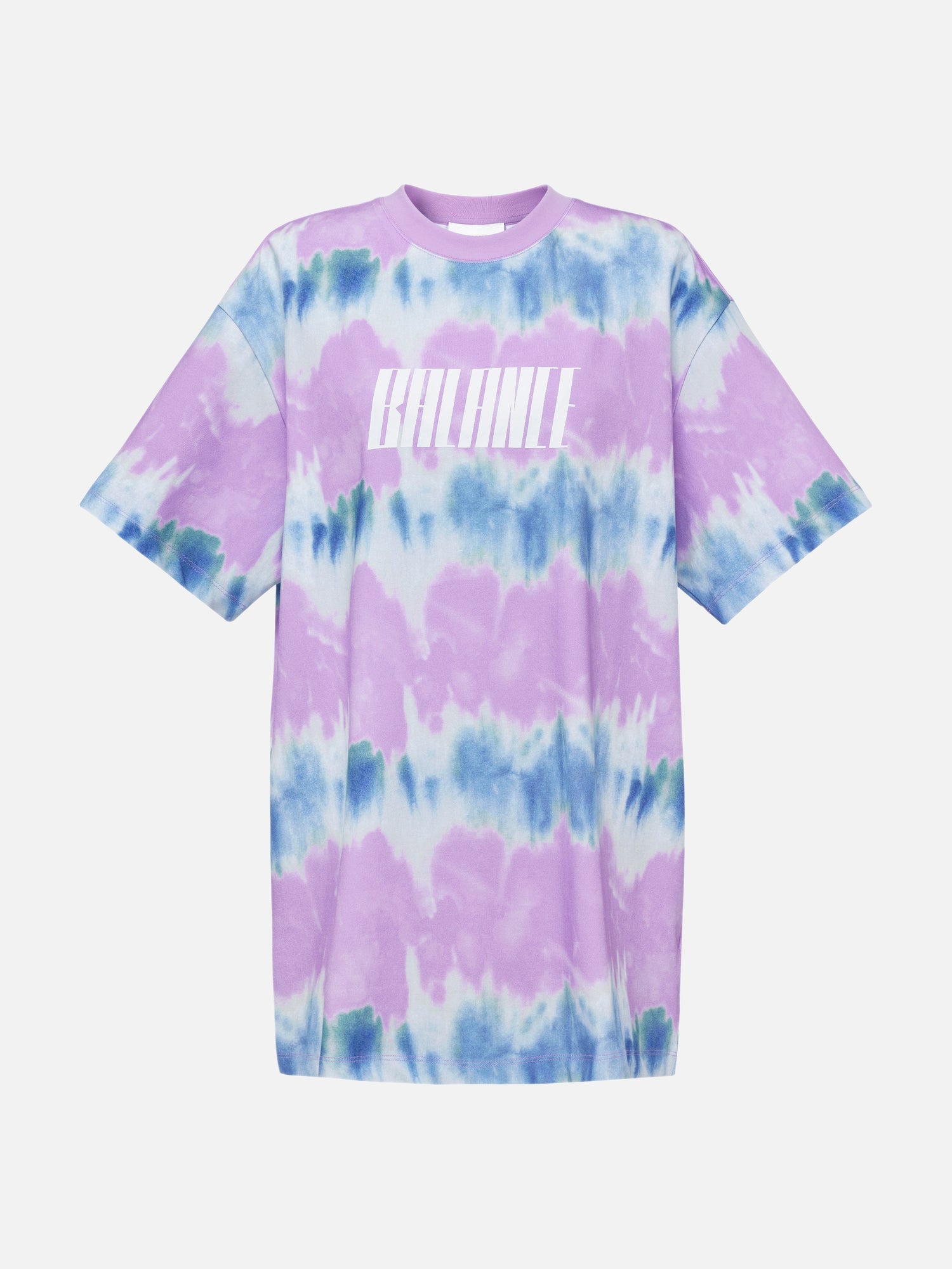 Loose Fit Printed Short-sleeve T-shirt | Purple