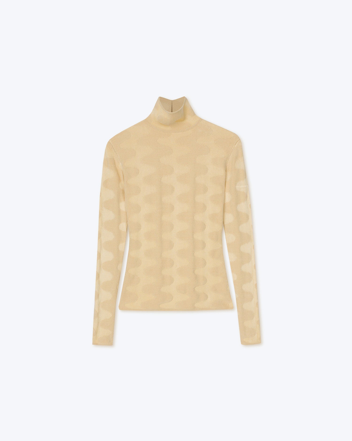 Myke Roll Neck Top | Creme