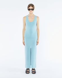 Womens | Joia Terry-Knit Tank Top | Sky