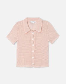 Womens | Amelia Cashmere Polo | Pink Salt