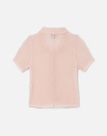 Womens | Amelia Cashmere Polo | Pink Salt
